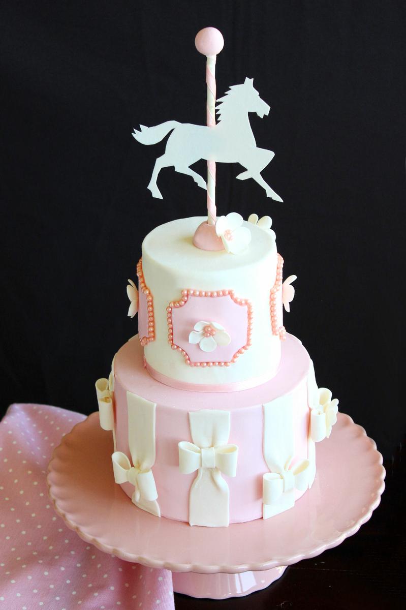 Tarta Caballito de Carrusel 16