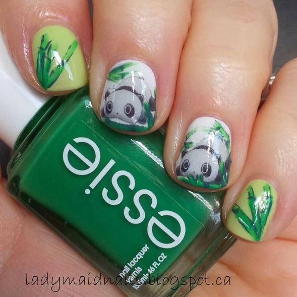 uñas de oso panda