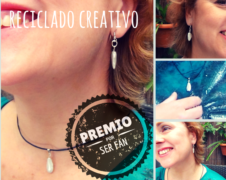 Premio Fan Facebook Reciclado Creativo Bisutería reciclando pipas de girasol