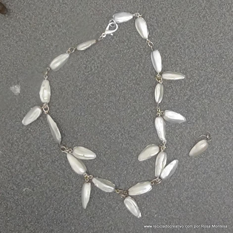 Bisutería reciclando pipas de girasol