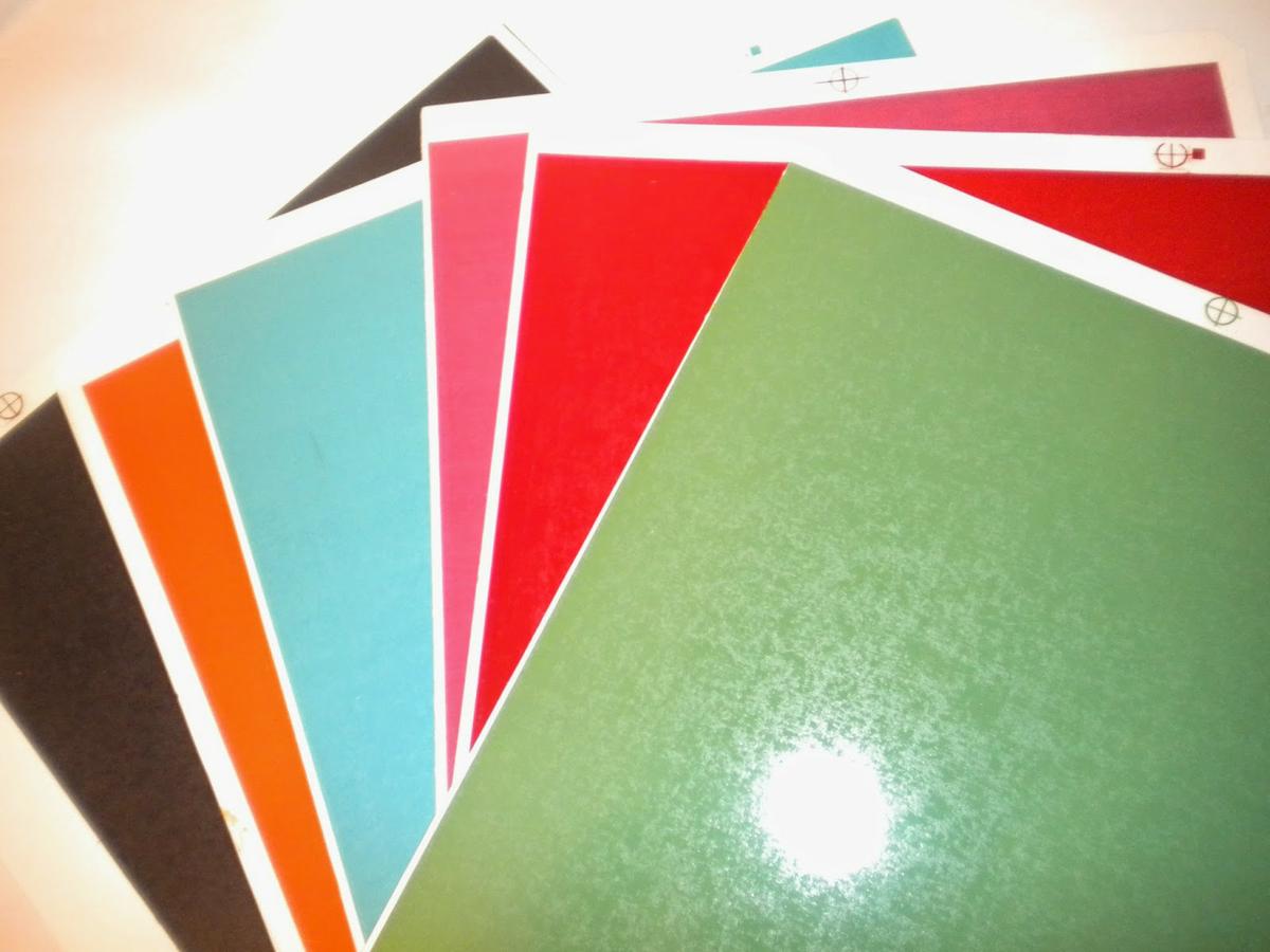 Manualidades Caseras Inma_ Calcas cerámicas estrellas y espirales_ pliegos de colores