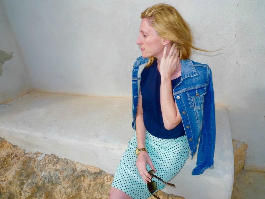 Blue pencil skirt paula casielles livelove-polly 2