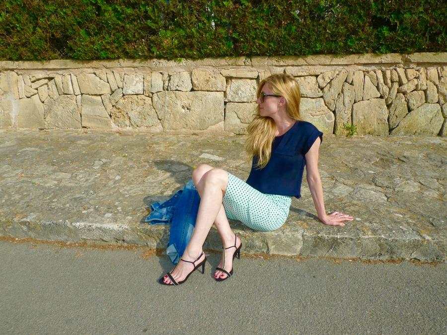 Blue pencil skirt paula casielles livelove-polly 8