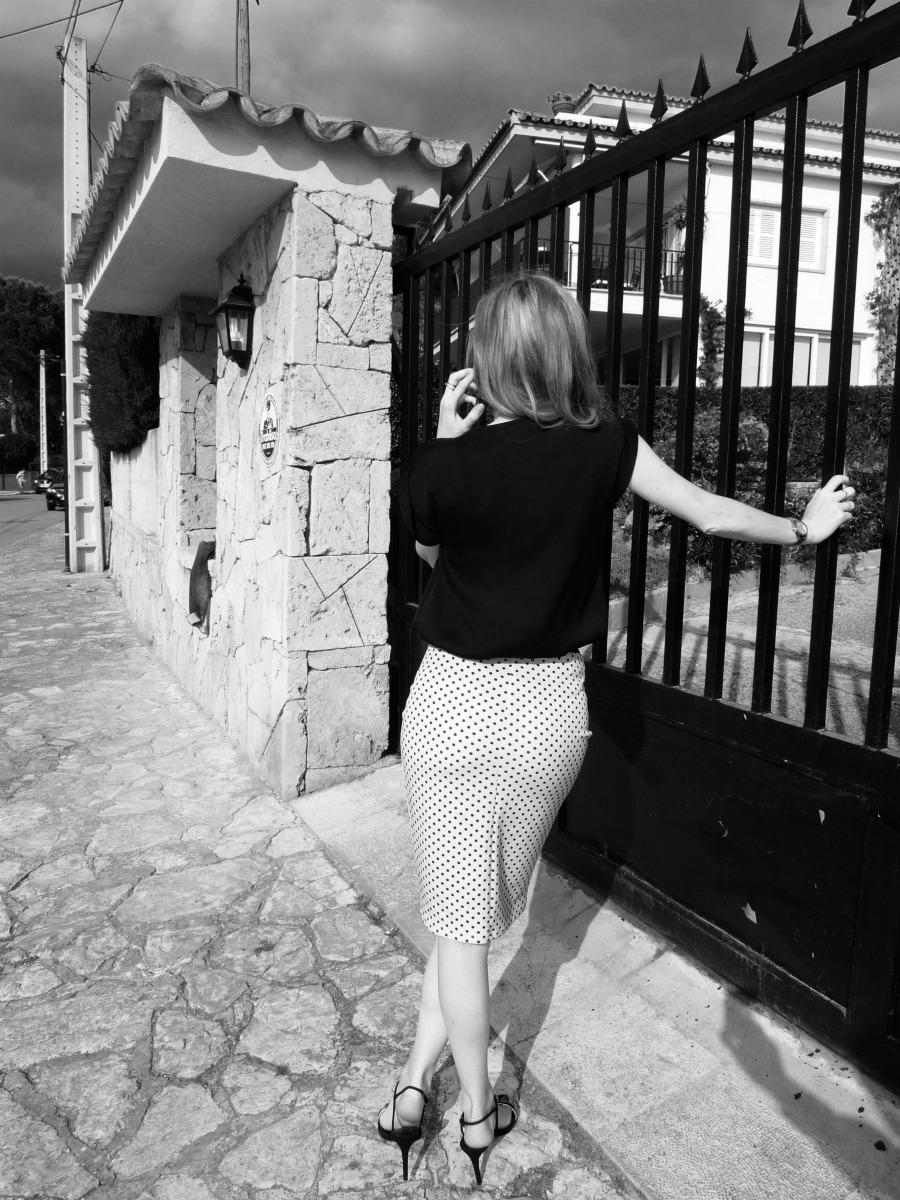 Blue pencil skirt paula casielles livelove-polly 9