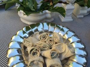 Receta aperitivo de rollitos con roquefort