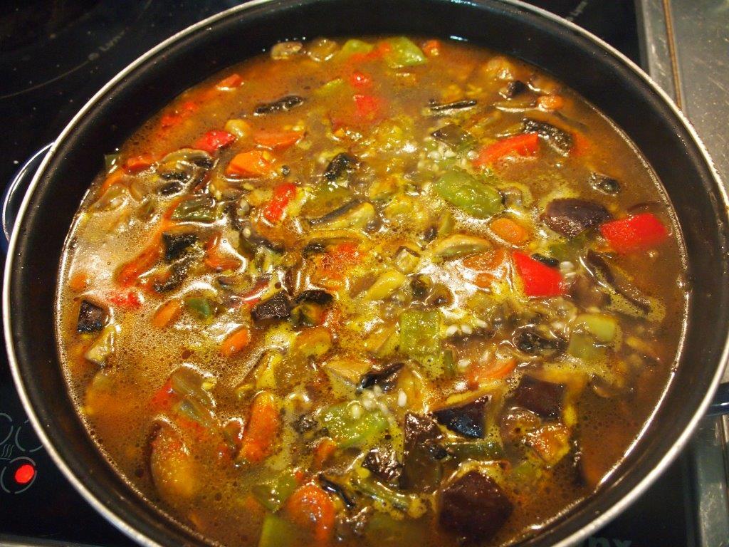 Paella verduras