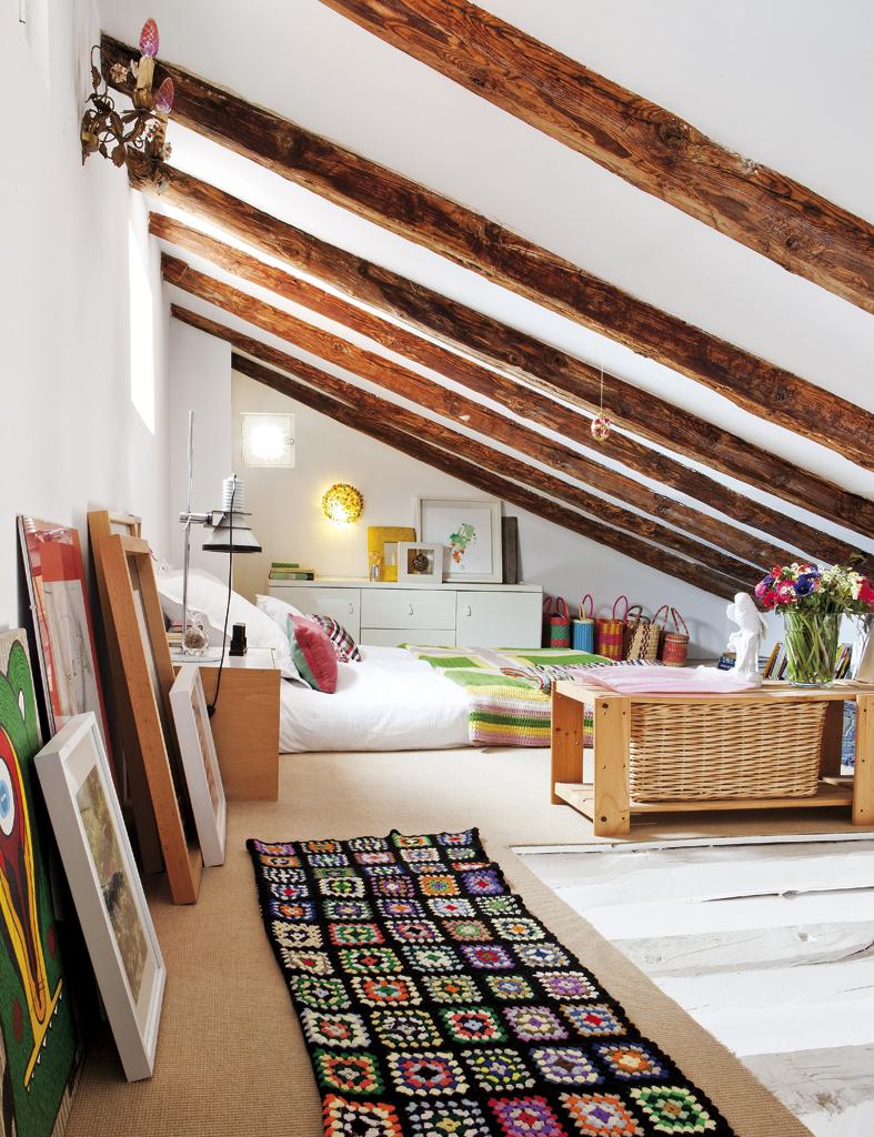 ATICO EN MADRID CON ACENTOS RUSTICOS 6