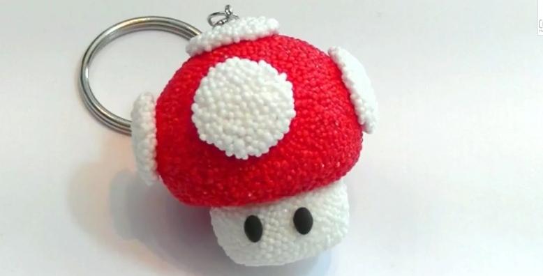 llavero-foam-Clay-seta-Super-Mario
