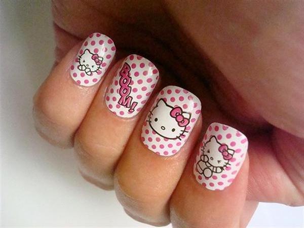 hello kitty uñas