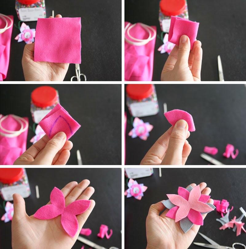Taller de Creactividad: Diy diadema de flores de fieltro2