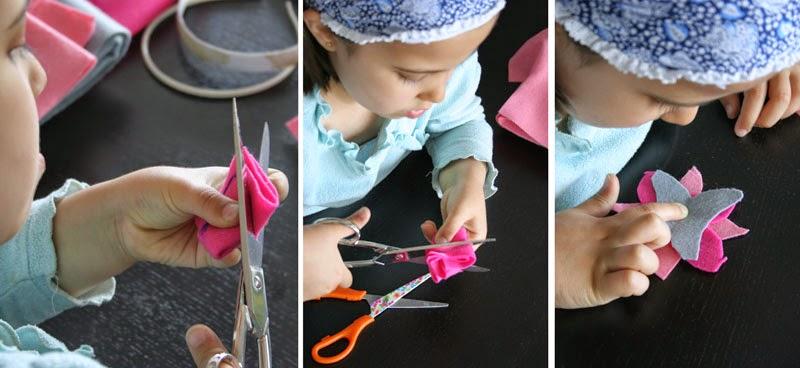 Taller de Creactividad: Diy diadema de flores de fieltro3