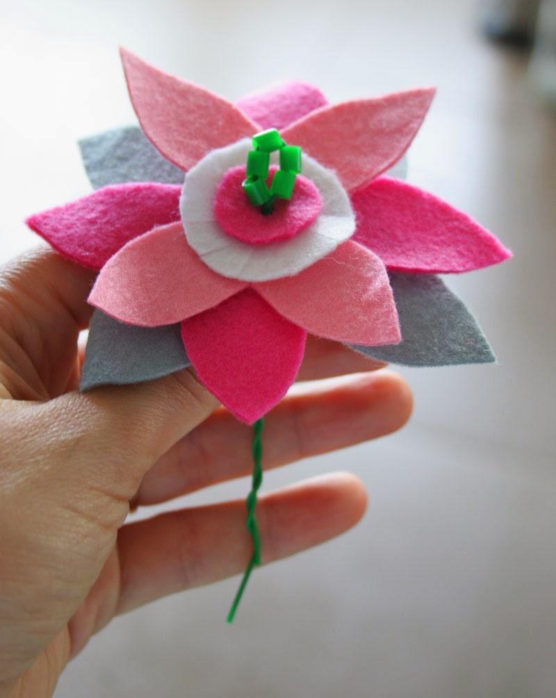 Taller de Creactividad: Diy diadema de flores de fieltro5