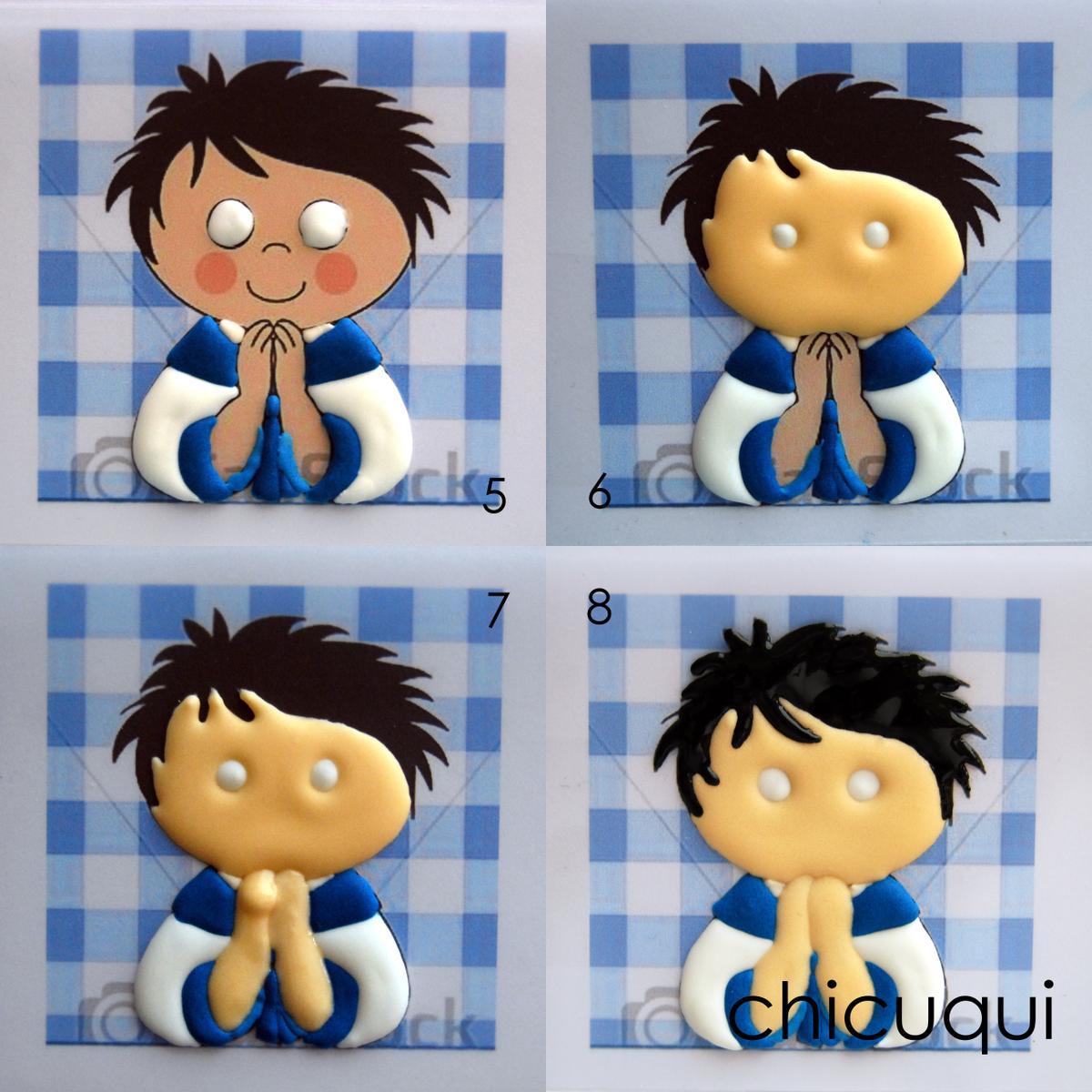 Comunión galletas decoradas niño chicuqui.com