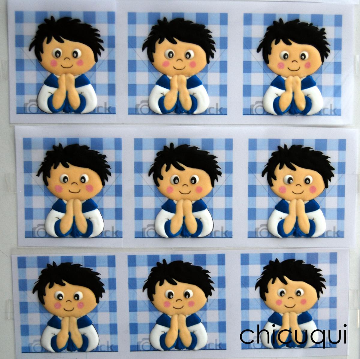 Comunión galletas decoradas niño chicuqui.com