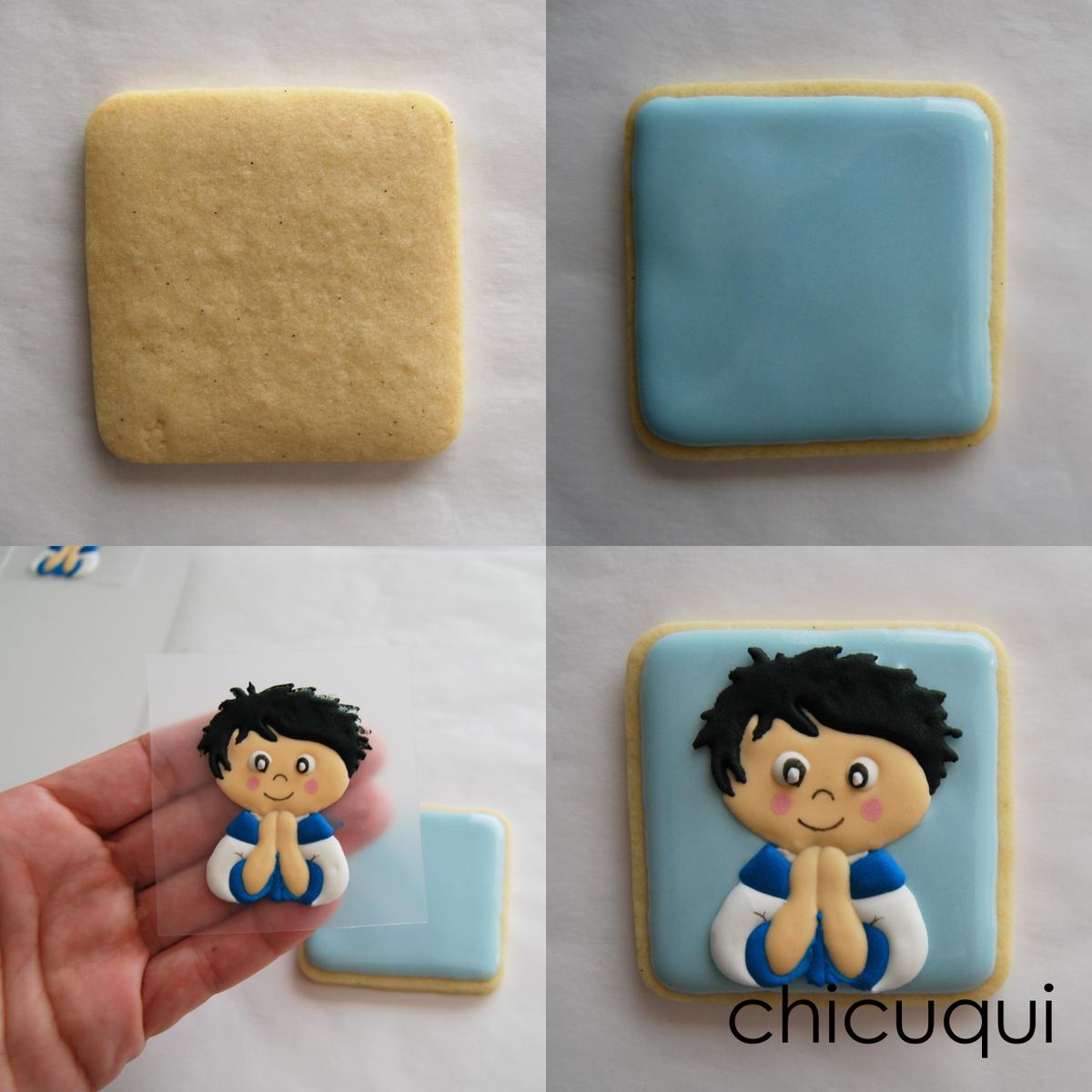 Comunión galletas decoradas niño chicuqui.com