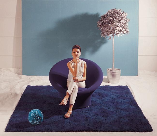 sillon comodo en color morado