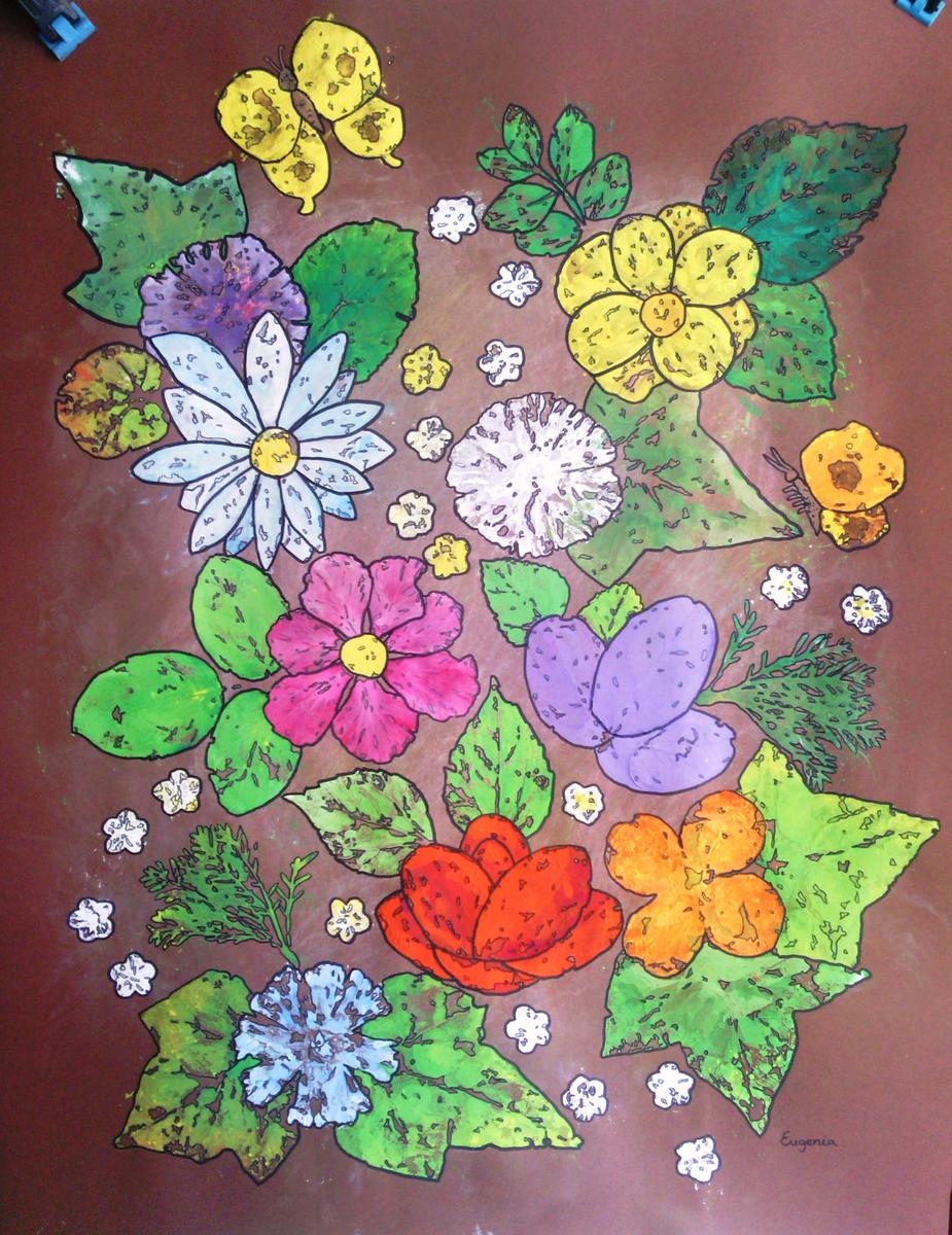 pintura-cuadro-flores-adoraideas