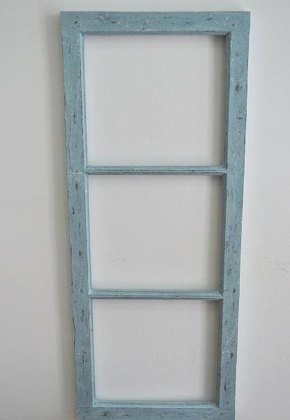 Reciclando el marco de una ventana con la chalk paint