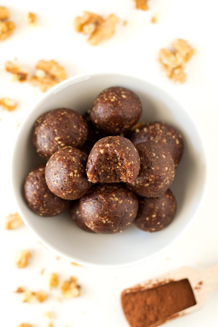 Trufas Crudiveganas de Cacao