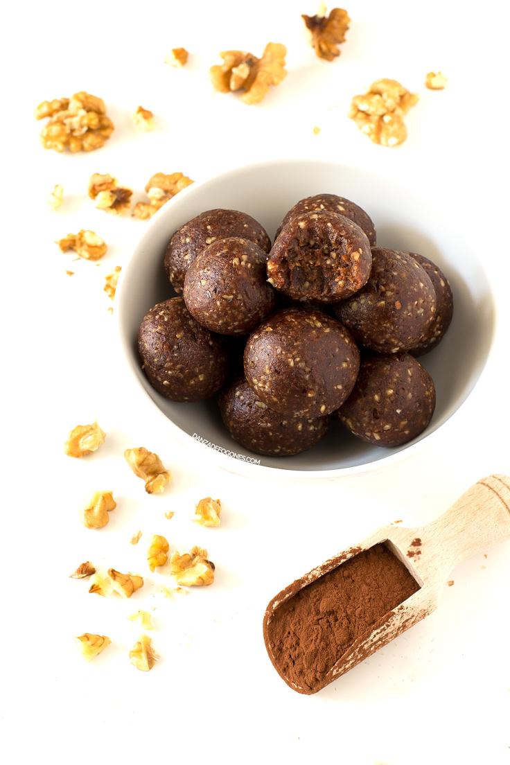 Trufas Crudiveganas de Cacao