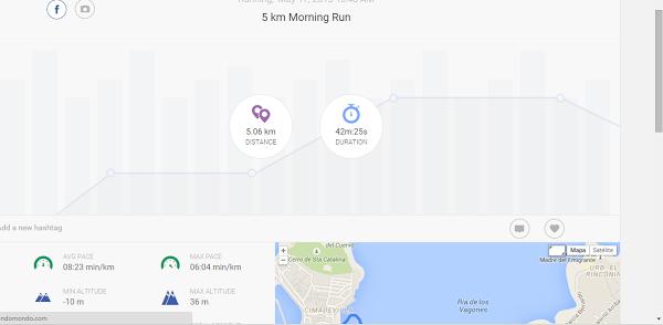 carrera en la playa.