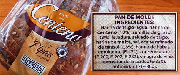 alimento saludable-pan centeno mercadona