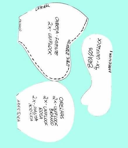 ratona de tela patron 3