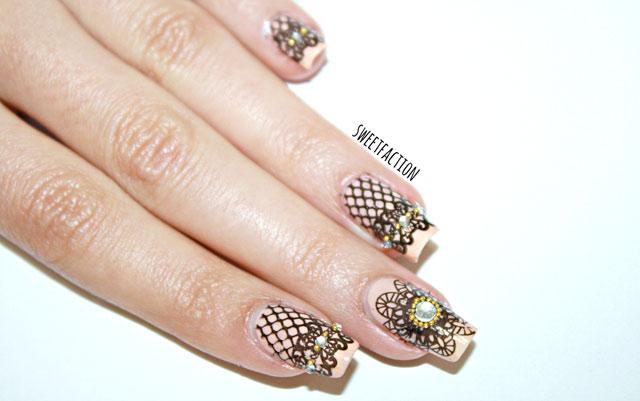 ñas decoradas manicura para bodas y celebraciones