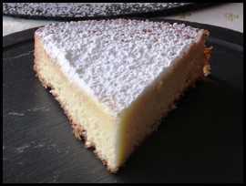 Bizcocho de nata (crema de leche) miniatura Bizcocho de yogur superesponjoso