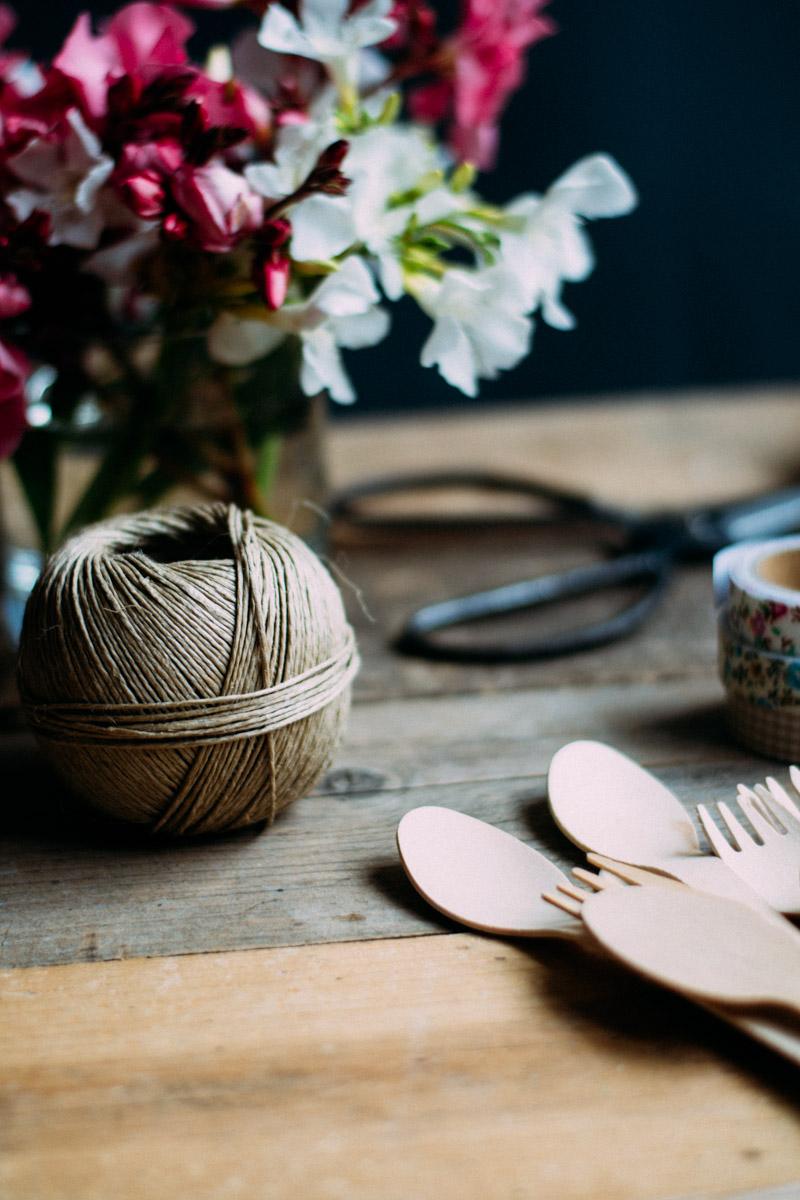 decora tus cubiertos de madera