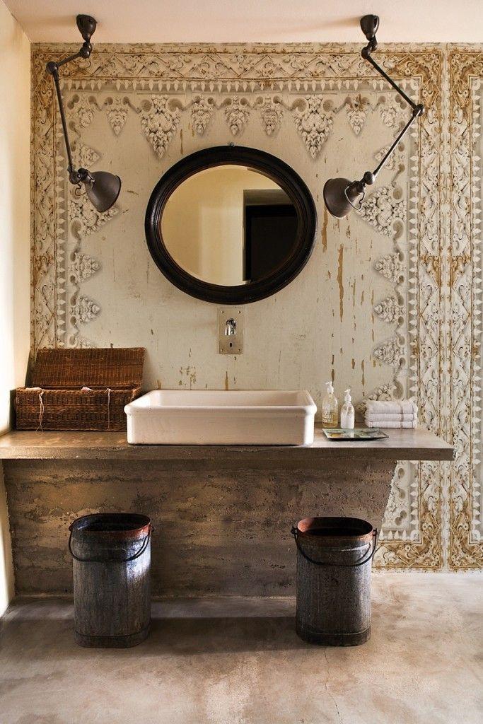 lababo de estilo rustico moderno