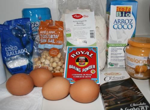 01. Ingredientes pastel sacher en blog de fitness