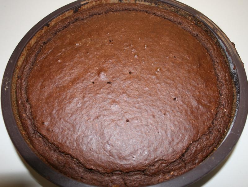 08. Horneada la tarta sacher en blog de fitness