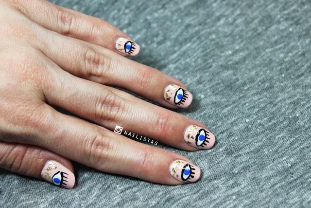 Manicura de ojos paso a paso