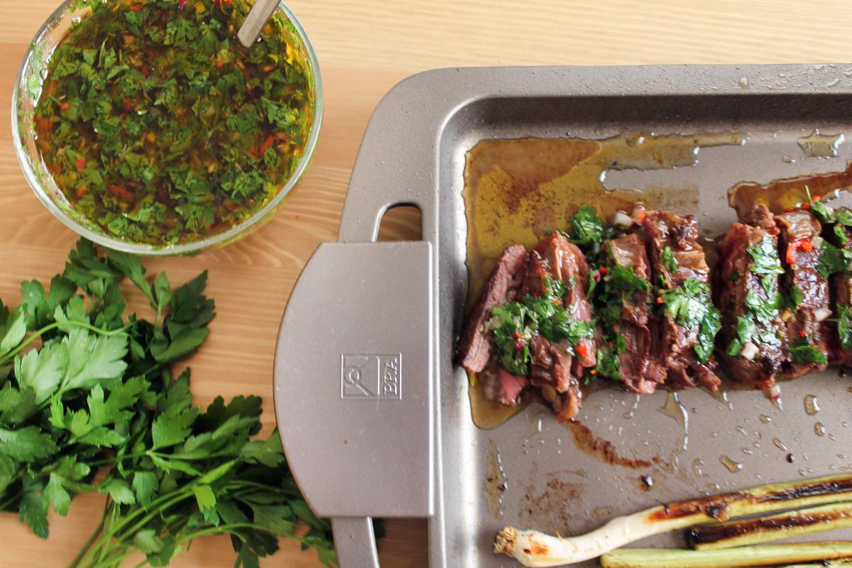 RECETA ARGENTICA AUTENTICA CHIMICHURRI SALSA ASADO CARNE