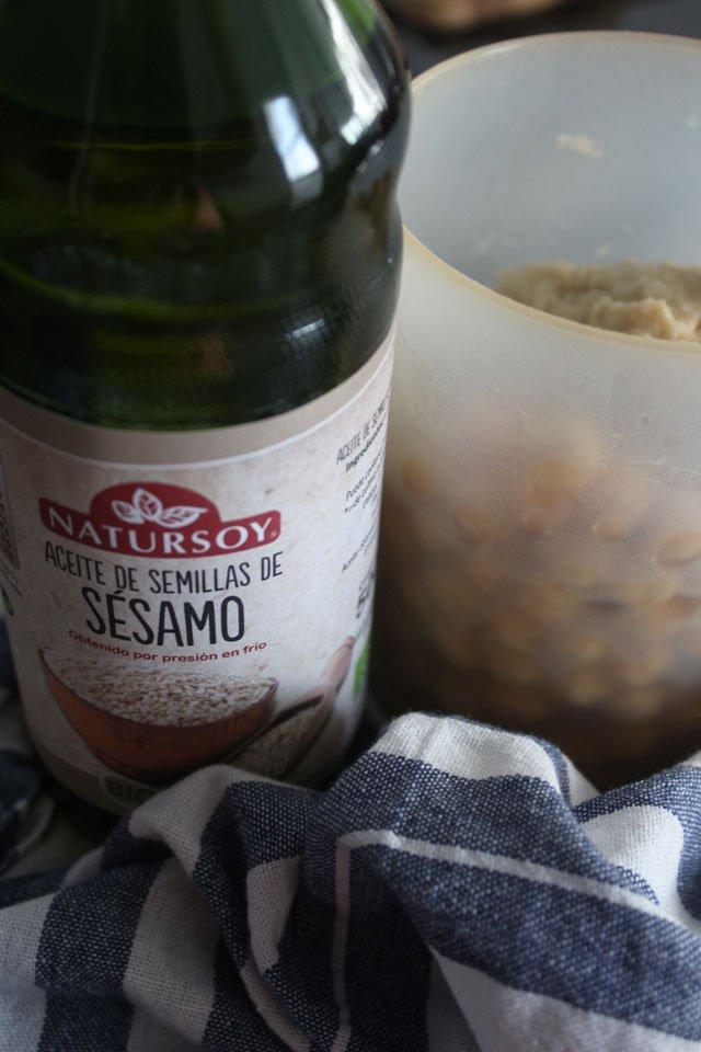 preparación del hummus