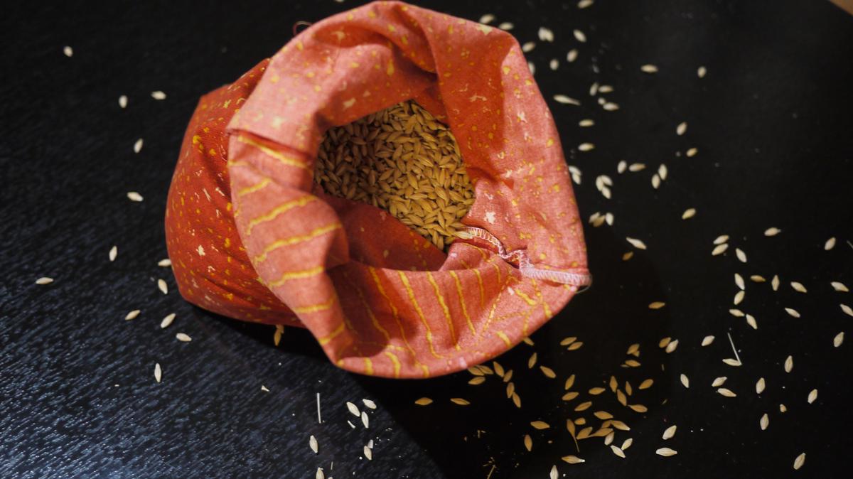 saquito térmico de semillas