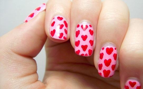 nail heart design