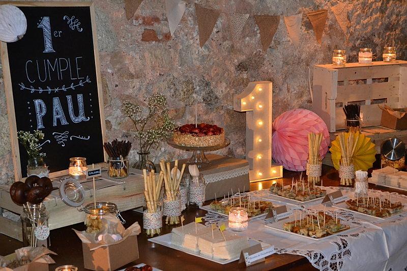 Fiesta de cumpleaños infantil en tonalidades rosa y amarillo - All Lovely Party