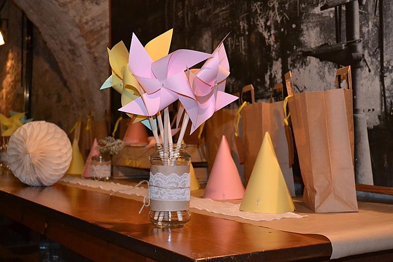 Fiesta de cumpleaños infantil en tonalidades rosa y amarillo - All Lovely Party