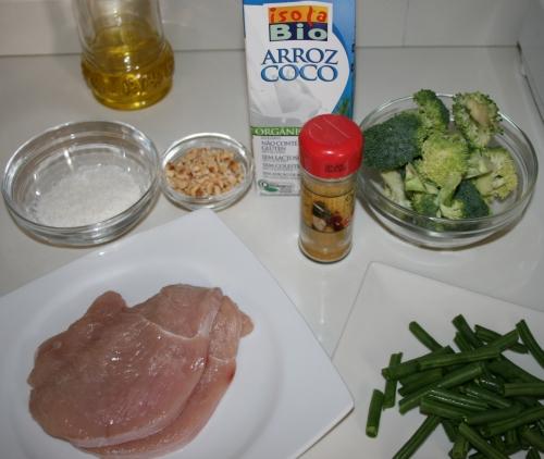 01. Ingredientes Pavo al estilo thai en blog de fitness