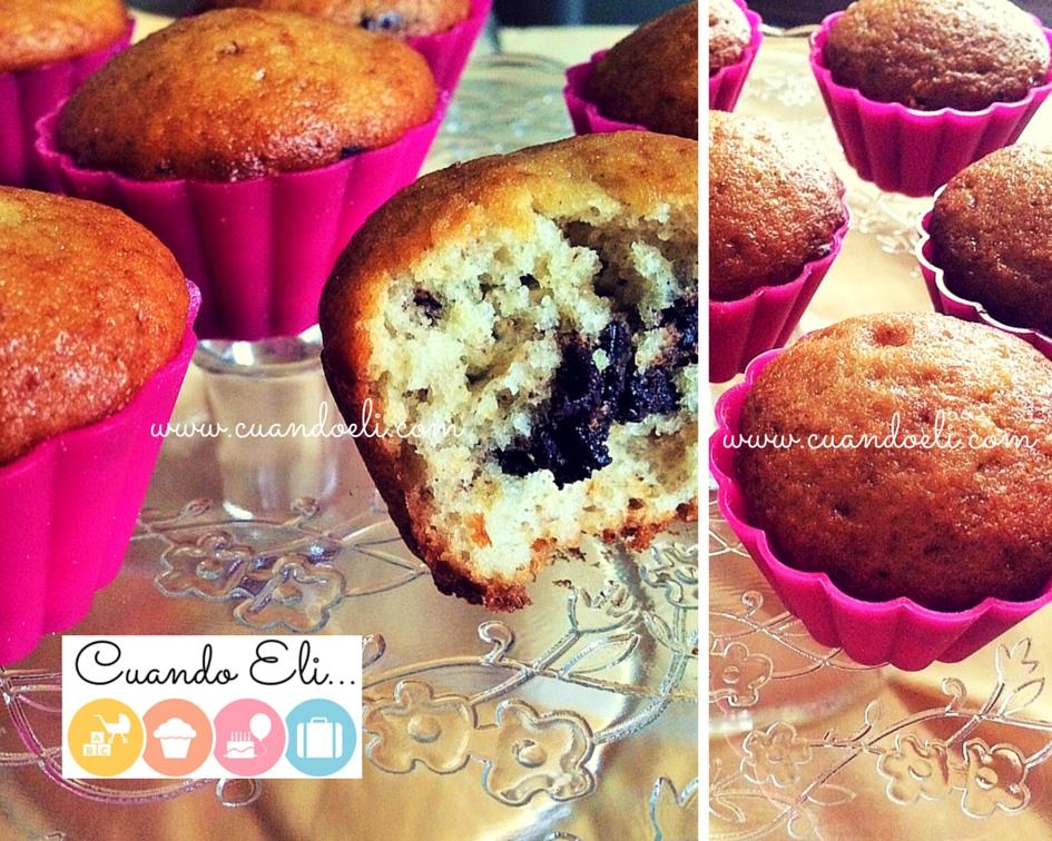 Muffins de banana y yogur