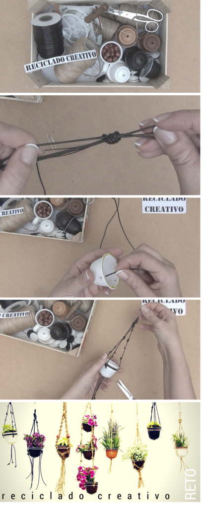 Infographic. Cómo reciclar cápsulas de café y convertirlas en pequeños maceteros