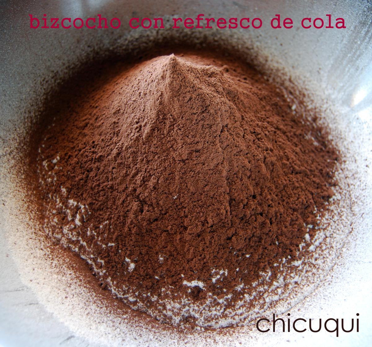 Receta de bizcocho con refresco de cola en galletas decoradas chicuqui.com