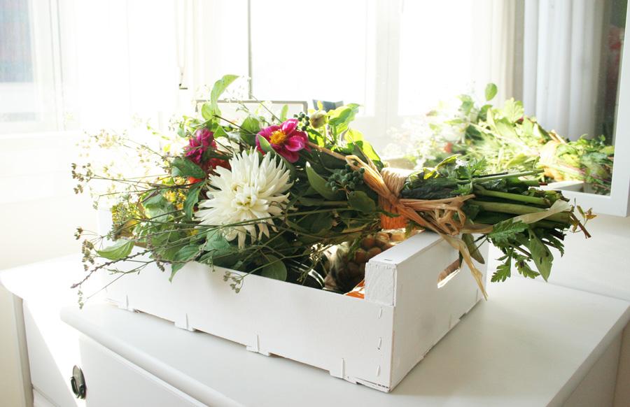 Regalo sano DEF Deco: Caja de fruta tuneada con productos de la huerta8