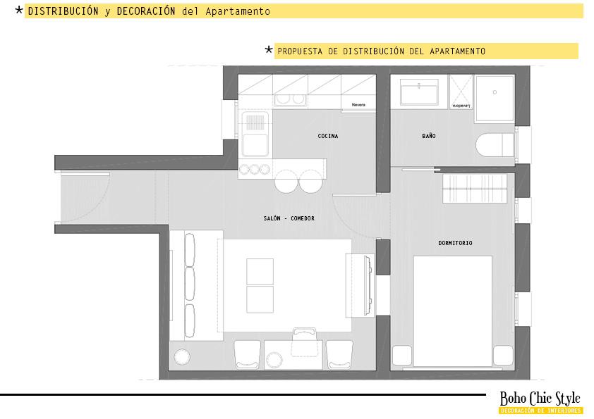 El antes y después de un apartamento; Uno de mis últimos proyecto de interiorismo.