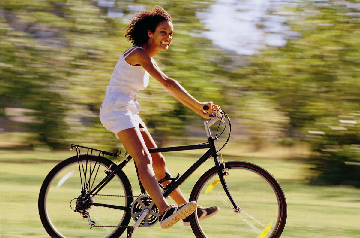 ejercicio bici plantas medicinales