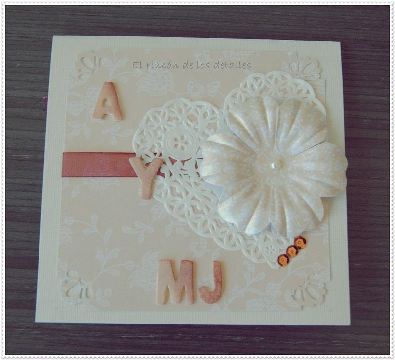 TARJETA BODA SCRAP
