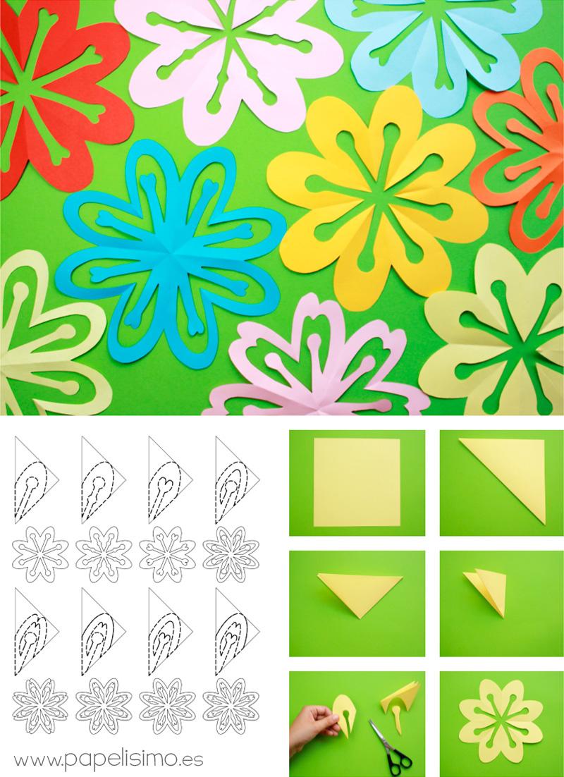 Como-hacer-flores-recortando-papel-kirigami-paper-flower