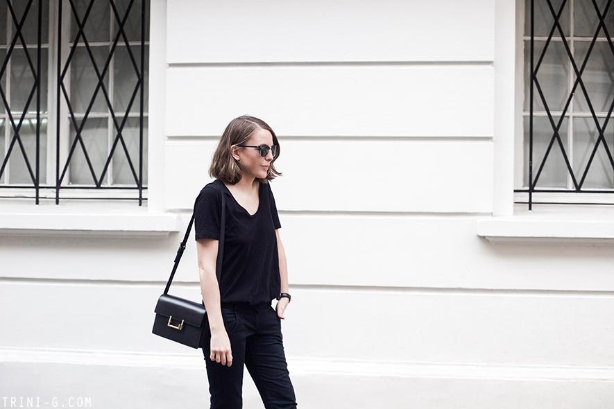 Trini | Saint Laurent Lulu bag Nike Flex sneakers